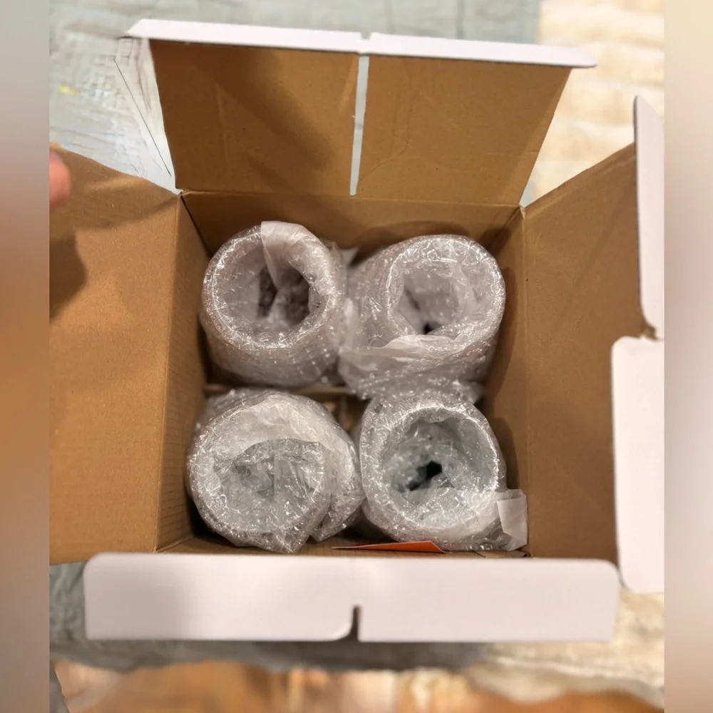 NEW KHEN Colorful Wine Glass Tumbler Set of 4 - Picture 7 of 8